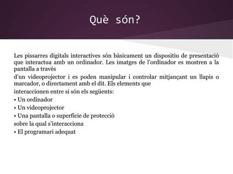 Les Pissarres Digitals A Les Aules Ppt