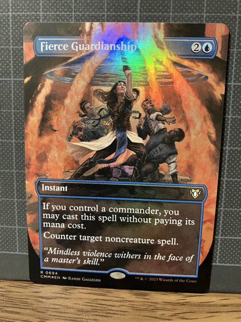 Yahooオークション Mtg Cmm 激情の後見 Foil ボーダーレス 統率者マ