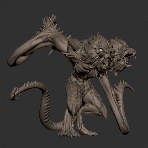 3D Printable Demogorgon (Abyss Boss) by Bite the Bullet