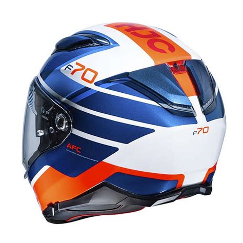 Hjc F Tino Helmet Blue Hjc Mc Full Face Helmets Motostorm