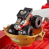 Amazon Hot Wheels Monster Truck Downhill Race Go Track Set