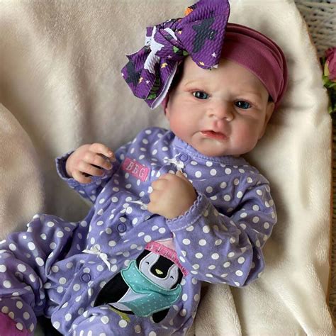 1 PC 18 Inch Full Body Soft Vinyl Elijah Girl Reborn Doll For Gift With