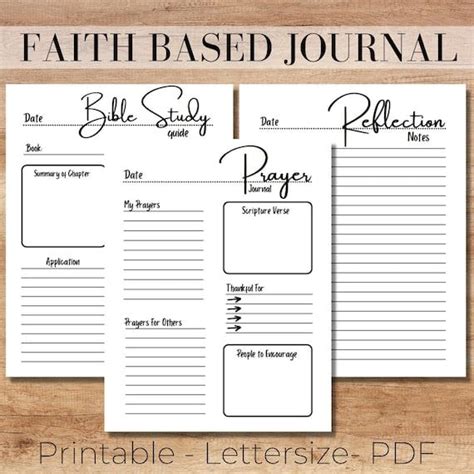 The Printable Faith Based Journal