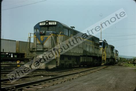 Original Slide Dandh Delaware And Hudson 709 Ge U30c Binghamton Ny 5 22