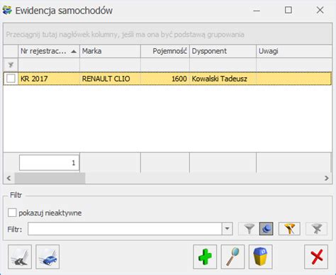 Ewidencja Samochod W Samochody