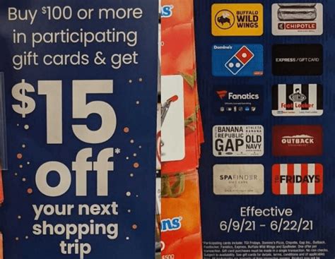 Expired Safeway Purchase 100 In Select Giftcards Get 15 Off Your