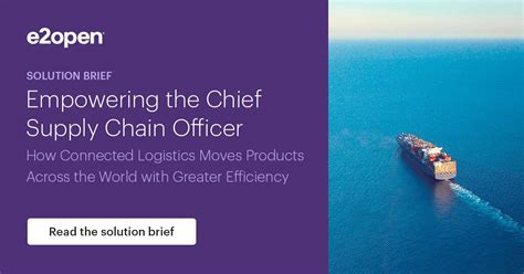 Empowering The Chief Supply Chain Officer E Open