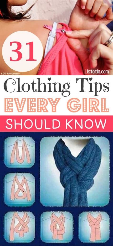 31 Clothing Tips Every Girl Should Know In 2024 Clothing Hacks Life Hacks Every Girl Should