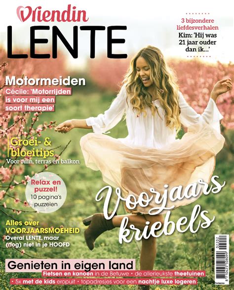 Tijdschrift Vriendin Lente Special April Pers Wereld