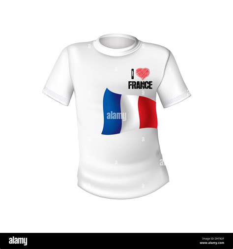France T Shirt Flag Stock Photo Alamy