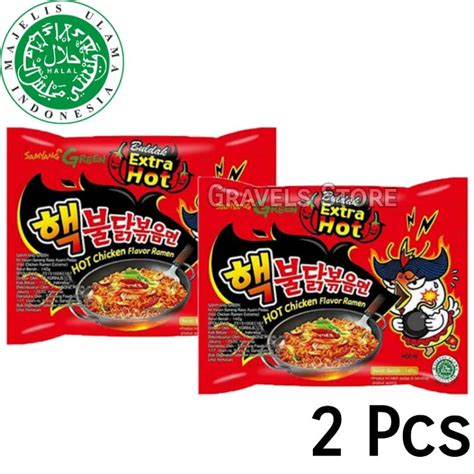 Jual Bundling Pcs Samyang Ramen Extra Hot Nuclear X Spicy Merah Mie Pedas Korea