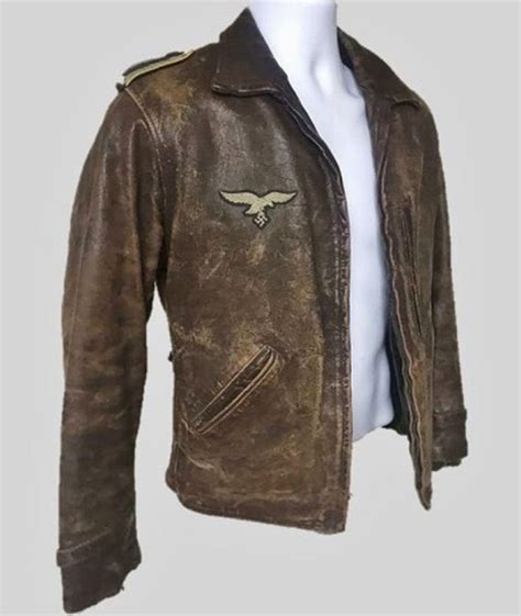 Lot WW2 German Luftwaffe Leather Flight Jacket