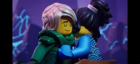 Ninjago Dragons Rising Lloyd Nya Hug By Fandomcraziness1 On Deviantart