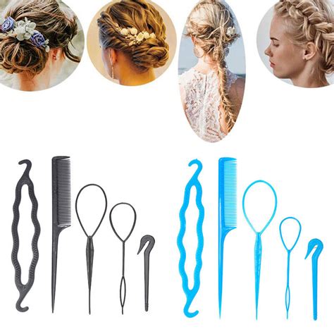 Magic Hair Braiding Twist Curler Set Diy Pull Hair Ponytail Braider