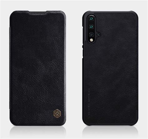 NILLKIN Leather Phone Case For HUAWEI Nova 5 And Nova 5 Pro Brown