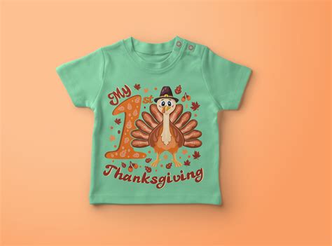 My First Thanksgiving Svg Babys First Thanksgiving Turkey Face Svg