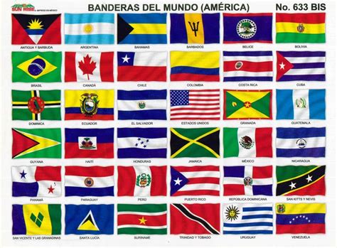 Monograf A De Banderas Del Mundo Am Rica De Sun Rise Antes En