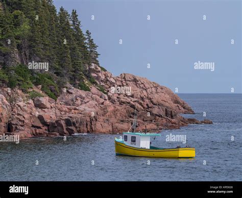 Fishing Boat Black Brook Cove Cape Breton Highlands National Park