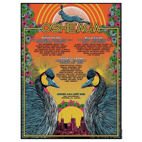 Osheaga Poster High Quality Sale Gbu Presnenskij Ru