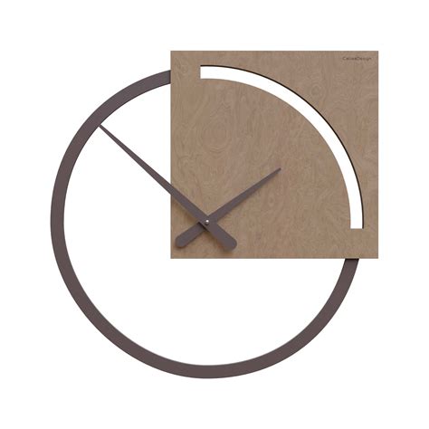 Callea Design Serie Karl Orologio Da Parete In Legno E Lancette In