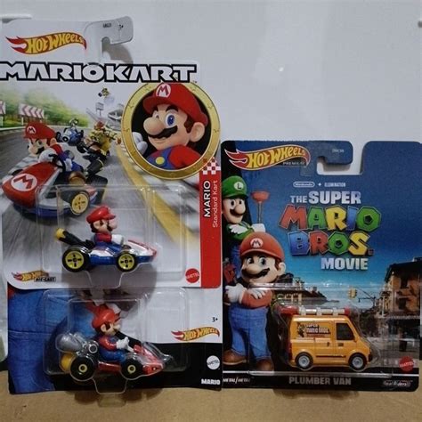 Hot Wheels Super Mario Bros Mario Kart Card Crease Shopee Malaysia