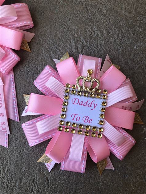 Baby Shower Corsage Princess Corsage Its A Girl Corsage Etsy