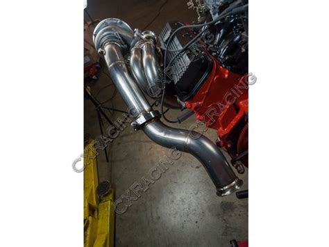 Twin Turbo Manifold Header Downpipe Kit For Chevelle Bbc Big