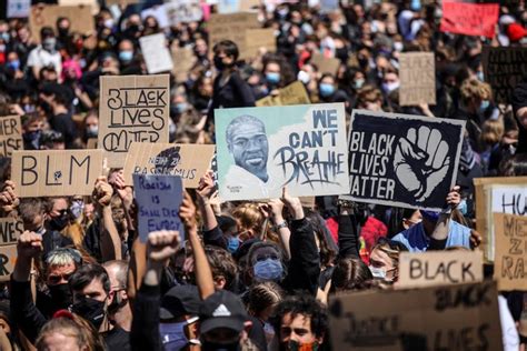 Manifestantes protestam contra racismo e violência policial em diversos