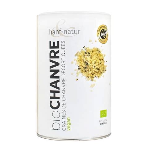 Graines de chanvre décortiquées bio 500g Nutri Naturel