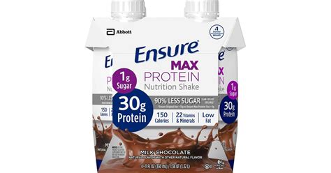 Ensure Max Protein Nutrition Shake Milk Chocolate 11 Fl Oz • Price