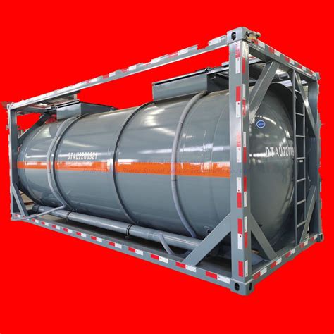 Feet T Lined Pe Portable Iso Tank Container For Un Class