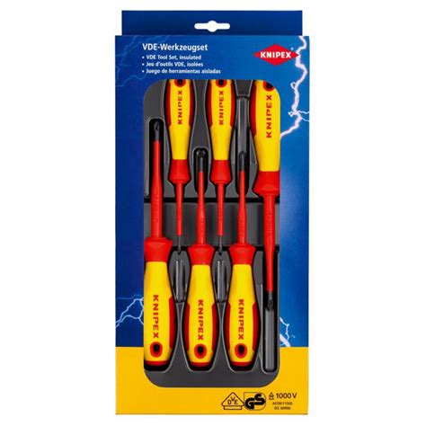 Knipex Schroevendraaier Set VDE 6 Delig 002012V01