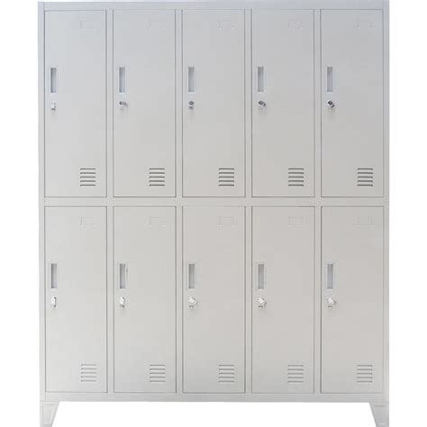 Locker Con Portacandado Puerta S X X Cm Gris Perla Sodimac