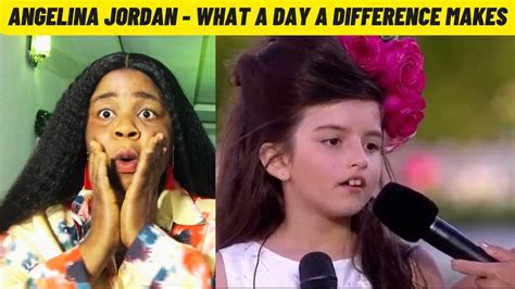 Wow Angelina Jordan 8 “ What A Difference A Day Makes” Reaction