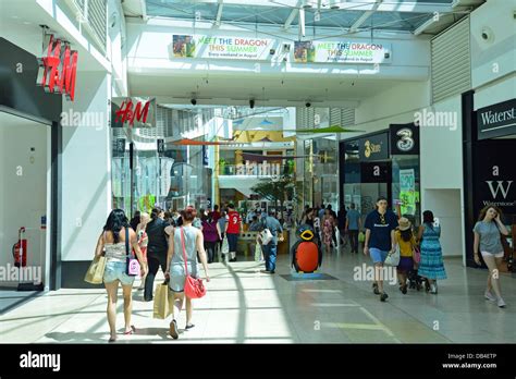 Interior View Of Festival Place Shopping Centre Basingstoke Stock