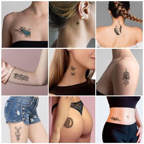 60 hojas de tatuaje temporal para adultos y niños calcomanías de