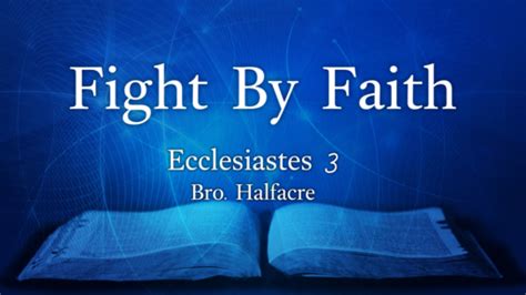 Fight By Faith Logos Sermons
