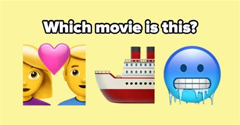 If You Can Identify 810 Of These Movies From The Emojis Youre