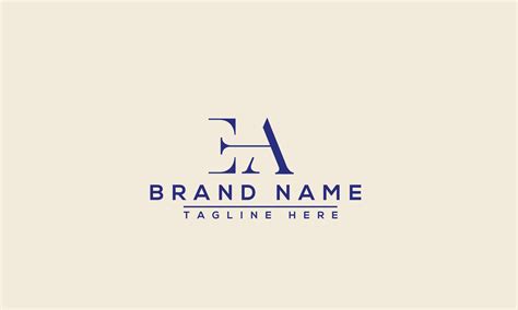 EA Logo Design Template Vector Graphic Branding Element. 10445532 ...