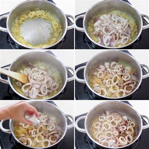 Calamares Encebollados Para Personas El Cocinero Casero Pescados