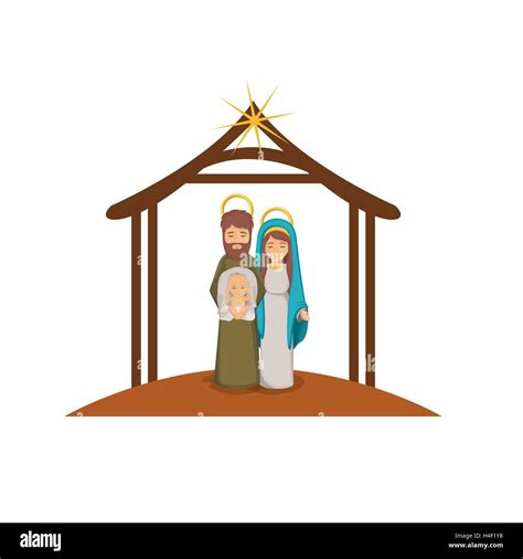 Mary Joseph Jesus Cartoon Hi Res Stock Photography And Images Alamy