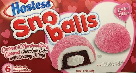 Hostess Limited Edition Pink Sno Balls Coconut Marshmallow 6 Pack