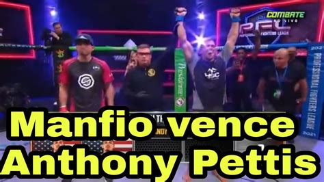 Resultado Da Luta Raush Manfio Vs Anthony Pettis PFL YouTube