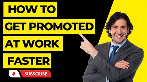 How To Get Promoted At Work Fast How To Get A Promotion Youtube