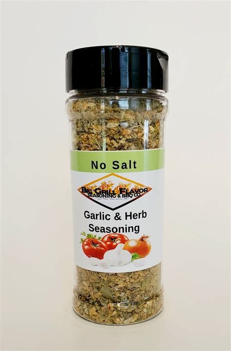 Garlic And Herb No Salt Seasoning Blend