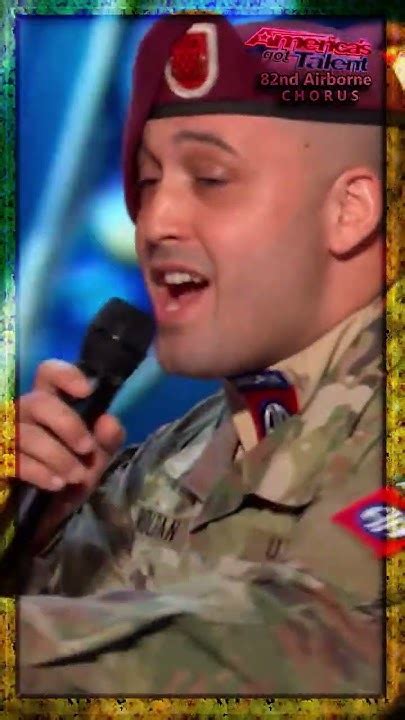 82nd Airborne Chorus Performs My Girl Agt Audition Youtube