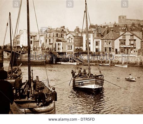 Whitby Harbour Victorian Period Stock Photo Picture And Royalty Free