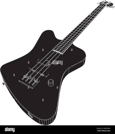 Electric Bass Guitar Vector Stock Vector Image And Art Alamy