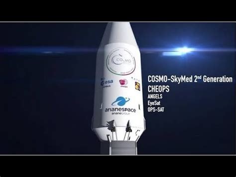 Arianespace Flight VS23 COSMO SkyMed 2nd Generation CHEOPS ANGELS