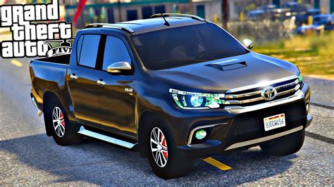 Fuga Toyota Hilux Revo 2016 Grand Theft Auto V Gta V Mods Youtube